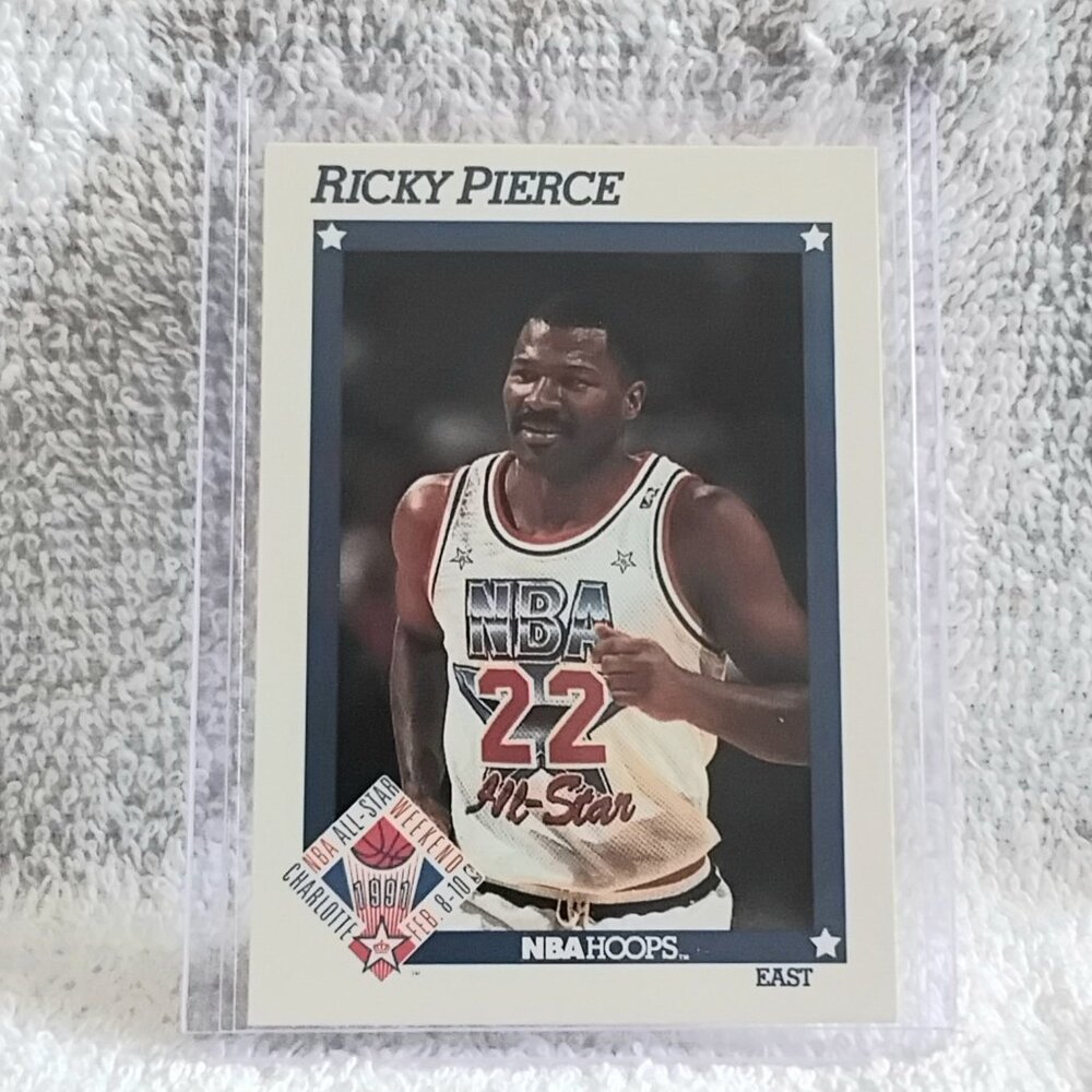 5/$20 Mint 1991 NBA Hoops Ricky Pierce All-Star Weekend East NBA Card 257!!